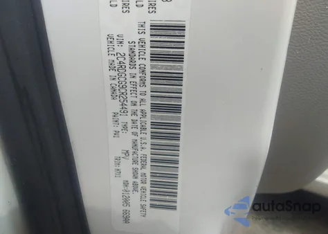 2012 Dodge Grand Caravan Sxt z USA, uszkodzony, nr VIN 2C4RDGCG9CR254491